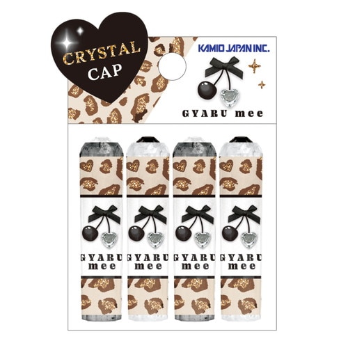 #カミオジャパン  GYARUMEEクリスタル鉛筆キャップ  チェリー 231456