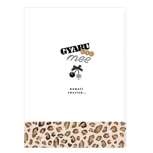 #カミオジャパン  GYARUMEE6ポケットクリアファイル  チェリー 231461