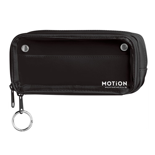 #カミオジャパン  MOTiONフラップボックスペンケース  BLACK 231470