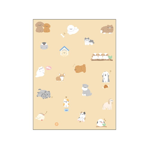 #カミオジャパン  大人のスタンプ帳  ふわふわうみのなかまたちりくのなかまたち 232059