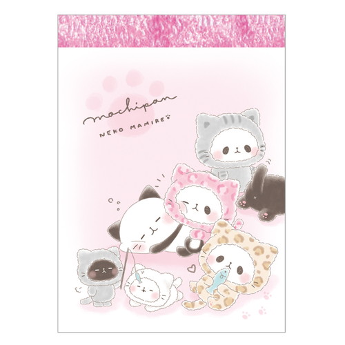 #カミオジャパン ミニメモ もちもちぱんだミニメモ  ねこまみれ 232147