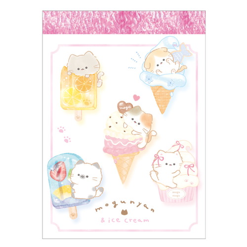 #カミオジャパン ミニメモ もぐにゃんミニメモ  アイスチラシ 232606