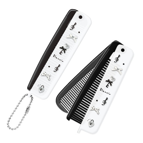 #カミオジャパン ブラシ&コーム 折りたたみブラシ&コーム  BLANOIR_WISH STYLE 233047