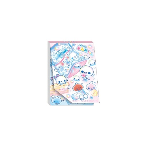 #カミオジャパン メモ あわわちゃん下敷き付きメモ  あわわちゃん 234126