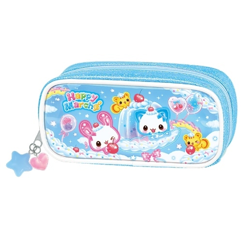 #カミオジャパン ペンケース 平成ファンシーパイピンBOXペンケース  HAPPY MARCHゼリー 234212