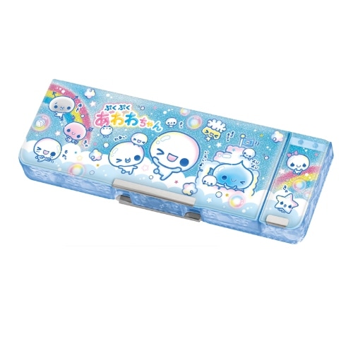 #カミオジャパン ペンケース 新学期消しゴムポケット両面ペンケース  ぷくぷくあわわちゃん 234551