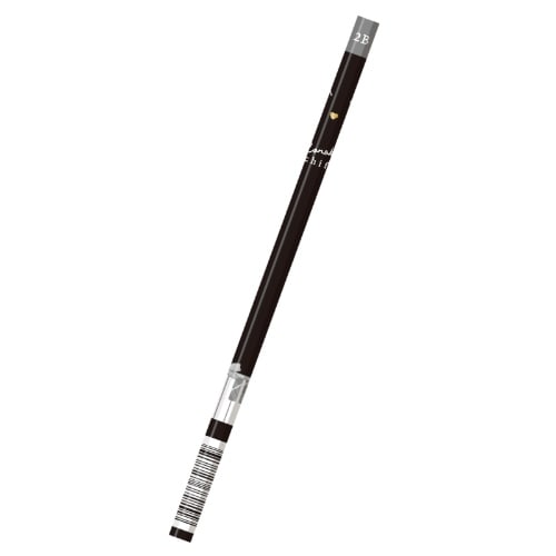 #カミオジャパン 鉛筆 新学期かきかた鉛筆2B モノクロシフォン 234619