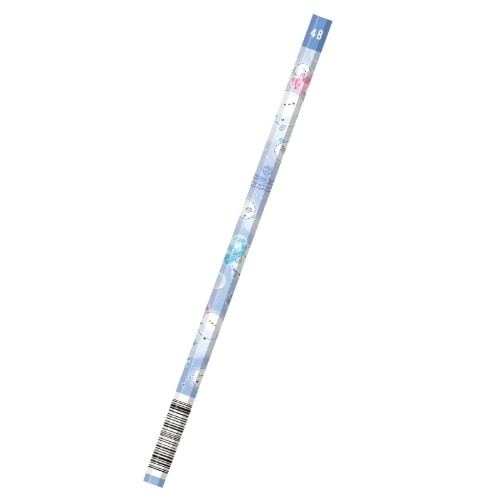 #カミオジャパン 鉛筆 新学期かきかた鉛筆4B ぽんぽんシマエナガ 234624