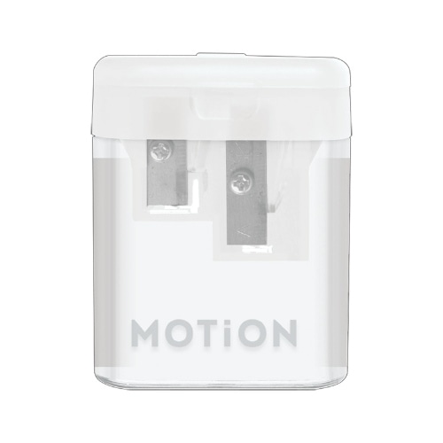 #カミオジャパン 鉛筆削り 新学期MOTiONツイン鉛筆削り  クリアホワイト 234723