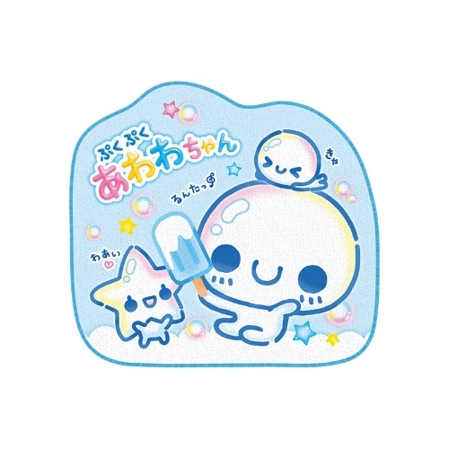 #カミオジャパン タオル あわわちゃんダイカットハンドタオル  あわわちゃん 234774