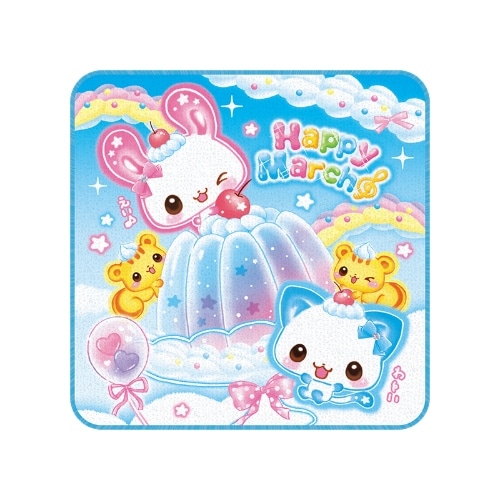 #カミオジャパン タオル 平成ファンシーハンドタオル  HAPPY MARCHゼリー 234775