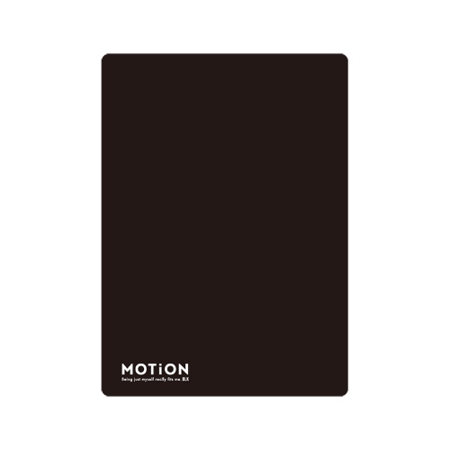 #カミオジャパン 下敷き 新学期MOTiON下敷き  クリアブラック 234800