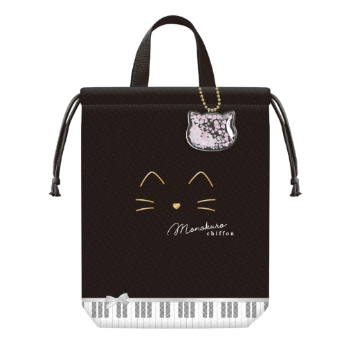 #カミオジャパン シューズバッグ 新学期シューズバッグ  モノクロシフォン 234967