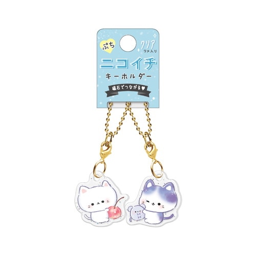 #クラックス キーホルダー プチニコイチキーホルダー  ミャウミャウニャンコ 127431