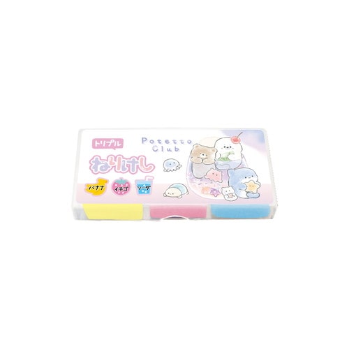 #クラックス 筆記関連小物 トリプルねり消し  ポテットクラブ 133218