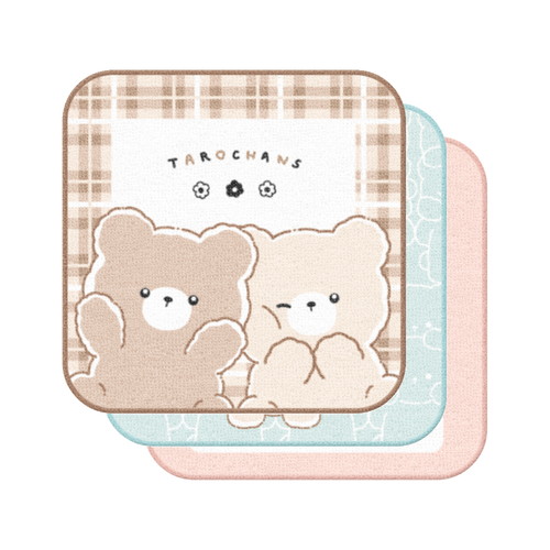 #クラックス 生活雑貨 3枚組ミニタオル  タロチャンズ／クマタロクズ 133621
