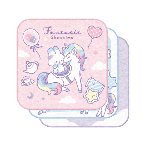 #クラックス 生活雑貨 3枚組ミニタオル  ファンタジックショータイム 133623