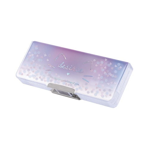 #クラックス 収納用品 エアリークリア両面開きペンケース  ネコフェイス 133731