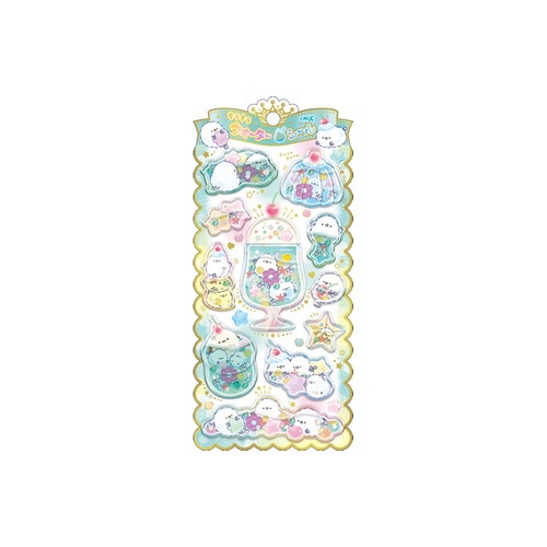 #クラックス ステッカー ウォーターインシール  ちんまりエナガ 134898