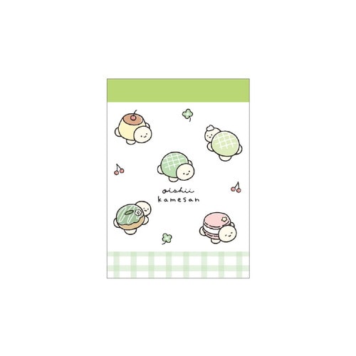 #クラックス メモ オイシイカメサンミニメモ  チラシ 135811