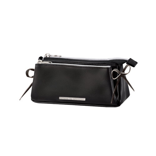 #クラックス 収納用品 サイドリボンペンケース  ブラックリボン 136250