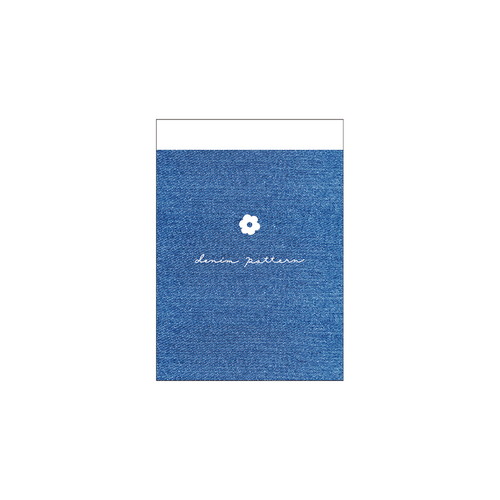 #クラックス メモ帳 カラーパターンミニメモ  デニムパターン 136666