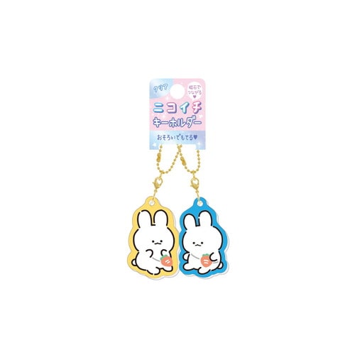#クラックス 身辺雑貨 クリアニコイチキーホルダー  トテトテウサギ 136902