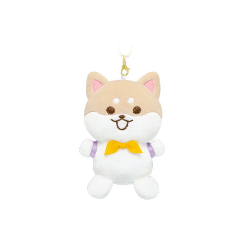 #クラックス  おでかけたいシバぬいぐるみキーホルダー  オチャ 137606