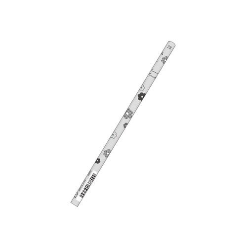 #クラックス 鉛筆 ユルフラワー鉛筆 2B ブルーミングチェック 137809