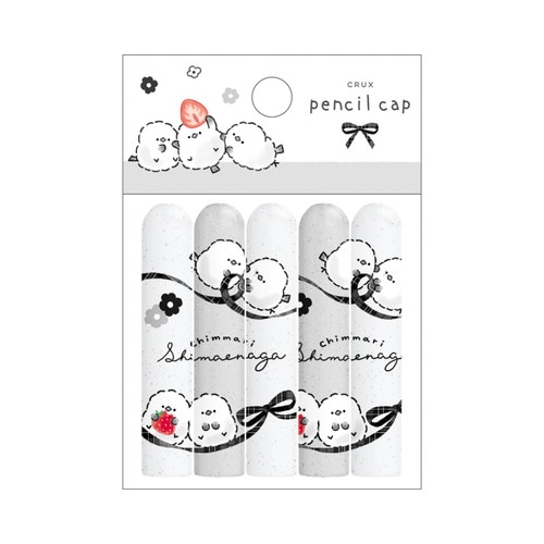#クラックス 筆記関連小物 チンマリシマエナガ鉛筆キャップ  リボン 138146