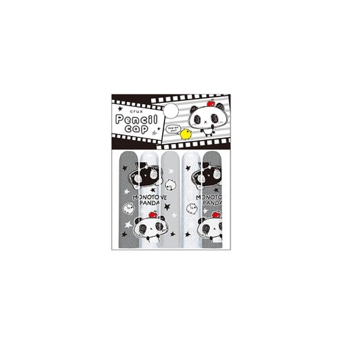 #クラックス 筆記関連小物 平成メモリー鉛筆キャップ  モノトーンパンダ 138402