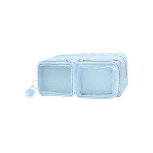 #クラックス 収納用品 PLAINCOLORペンケース  ニュアンスブルー 138575