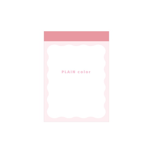 #クラックス メモ帳 PLAINCOLORミニメモ  ニュアンスピンク 138592