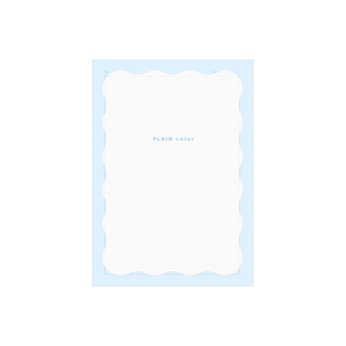 #クラックス ノート PLAINCOLORクリア方眼ノート  ニュアンスブルー 138595