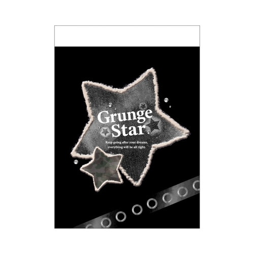 #クラックス メモ帳 グランジライクミニメモ  グランジスター 138612