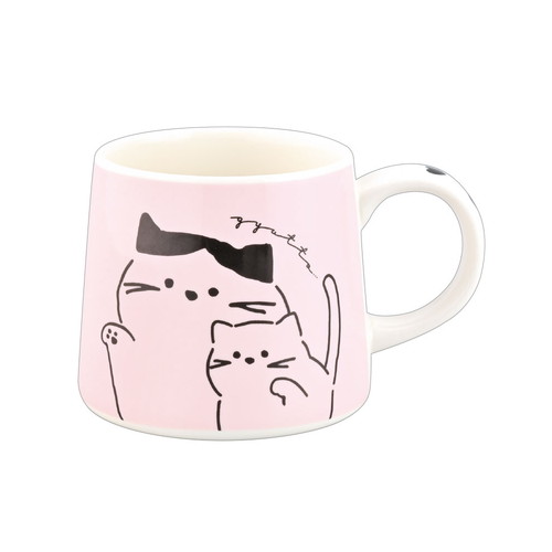 #クラックス キッチン雑貨 シンプルマグカップ  ネコ 139199