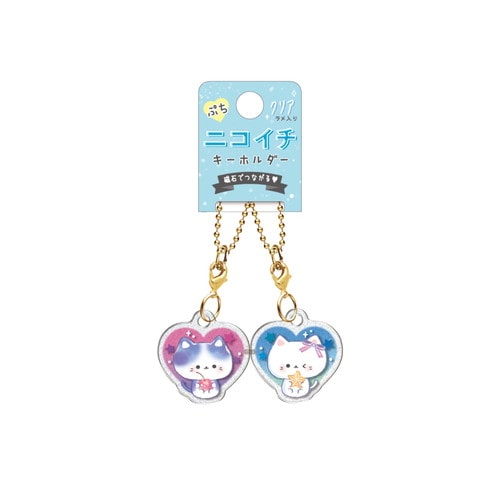 #クラックス 身辺雑貨 プチニコイチキーホルダー  ミャウミャウニャンコ･ハート 139201