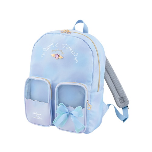 #クラックス 身辺雑貨 ジュニアDパックリュック  ブルー･ニコポケ 139501