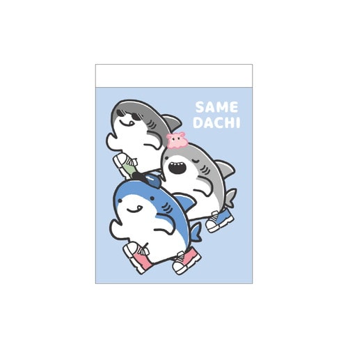 #クラックス メモ帳 サメダチミニメモ  オデカケ 139816