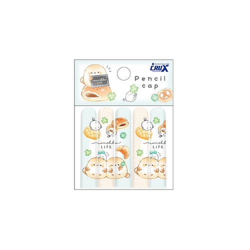 #クラックス マネッコライフ鉛筆キャップ  パン 140291