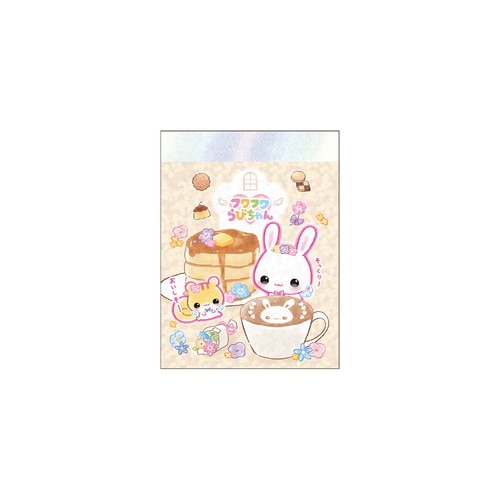 #クラックス メモ帳 フワフワらびちゃんホログラムメモ  オハナカフェ 142486
