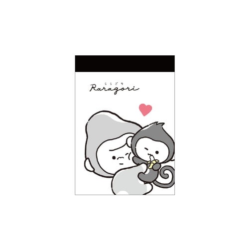 #クラックス メモ帳 ララゴリミニメモ  ハグ 143260
