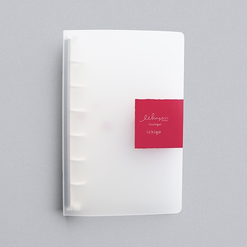 #ナガハシ印刷 ファイリング用品 わりとちっちゃなバインダー ミニ6 いちご 360846