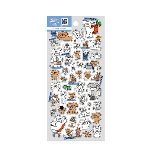 #大阪フロンティア シール CREATORS･CIRCUS･透明シール  scootystudio CS37347