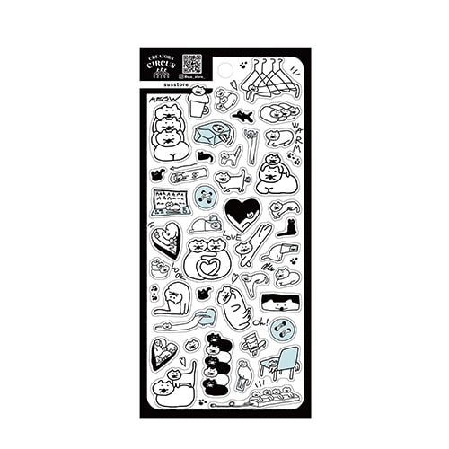 #大阪フロンティア シール CREATORS･CIRCUS･透明シール  susstore CS37348