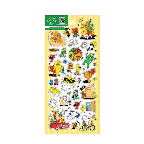 #大阪フロンティア シール CREATORS･CIRCUS･透明シール  BALLOONFRIENDS CS37349