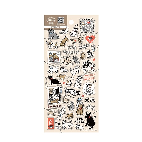 #大阪フロンティア シール CREATORS･CIRCUS･透明シール  小犬工作室 CS37352