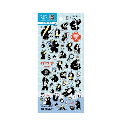 #大阪フロンティア シール CREATORS･CIRCUS･透明シール  ごリラックス CS37355