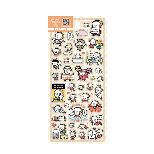 #大阪フロンティア シール CREATORS･CIRCUS･透明シール  まいにちパン子 CS37356