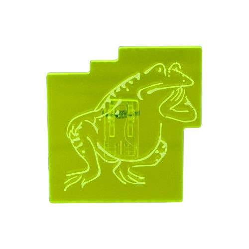 #komamono 事務小物 ビビッと！鳥獣戯画アクリルクリップ  かえる KO906040